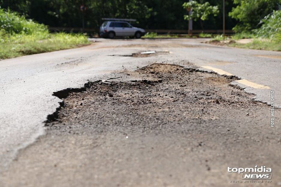 Risco de acidentes no local é grande