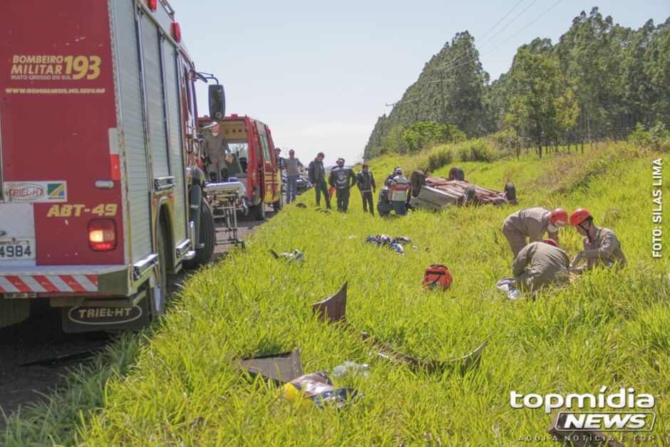 Campo Grande: motociclistas ajudaram nos primeiros socorros