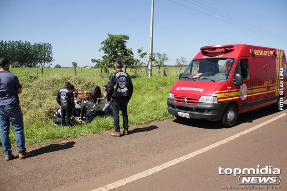 Campo Grande: motociclistas ajudaram nos primeiros socorros