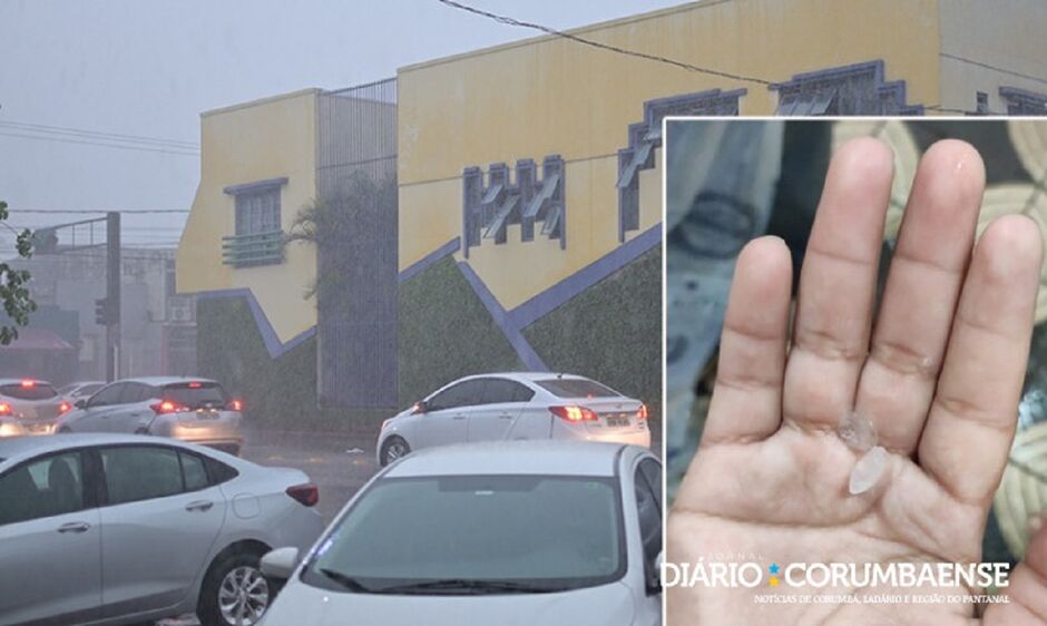 Gelo espantou moradores na Cidade Branca 