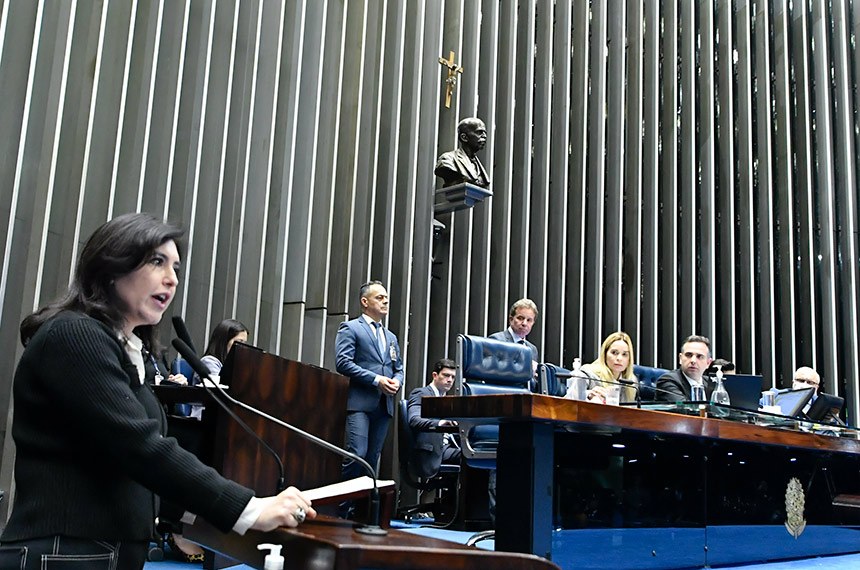 Simone Tebet apresentou requerimento no Senado