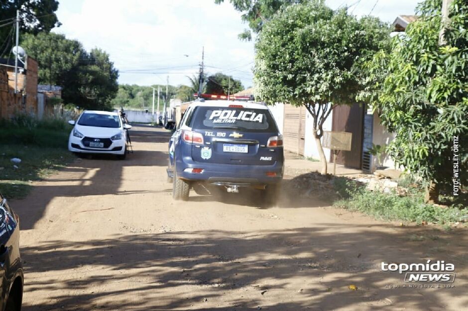Jovem foi socorrida às pressas para SAnta Casa