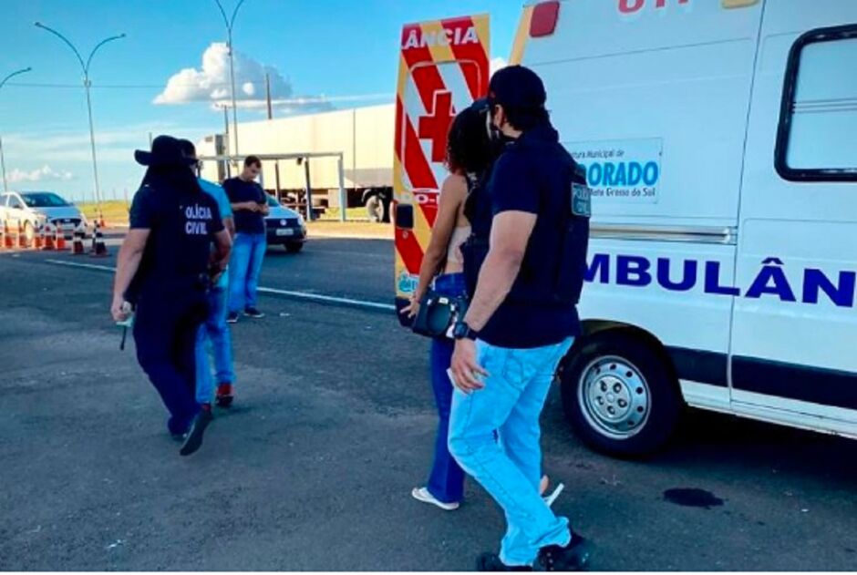 Paciente levava crack dentro de ambulância