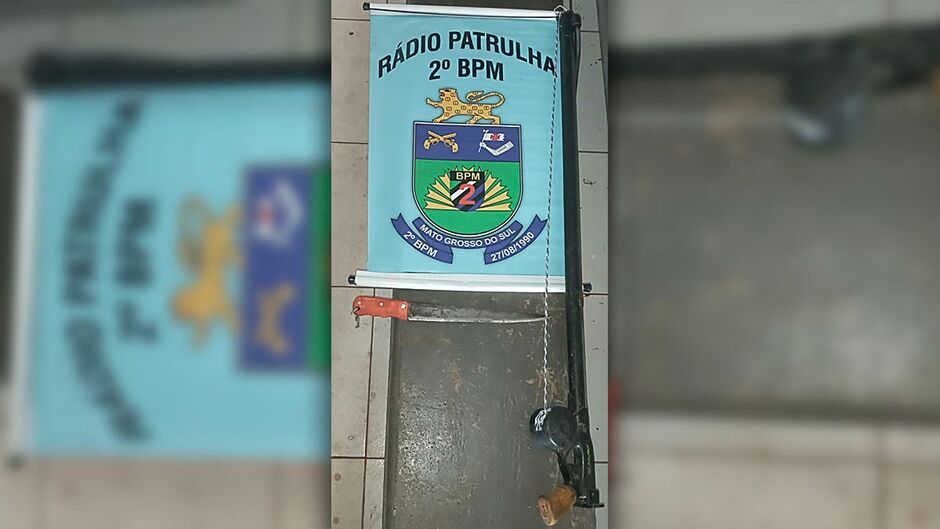 Faca utilizada pelo pai