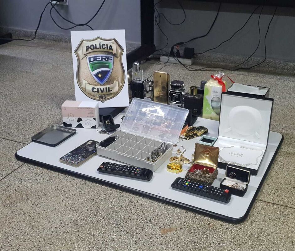 Ladrões foram flagrados por câmera de segurança