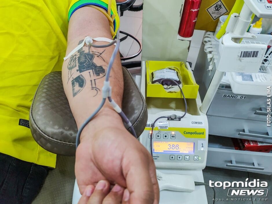 Uma bolsa de sangue salva até quatro vidas