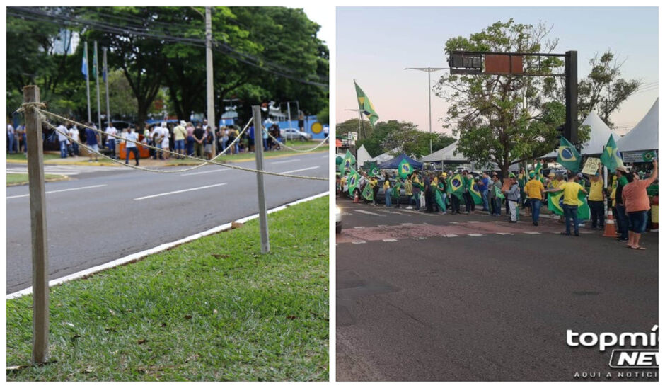 Em frente ao Paço há cerca, mas no CMO o espaço é livre