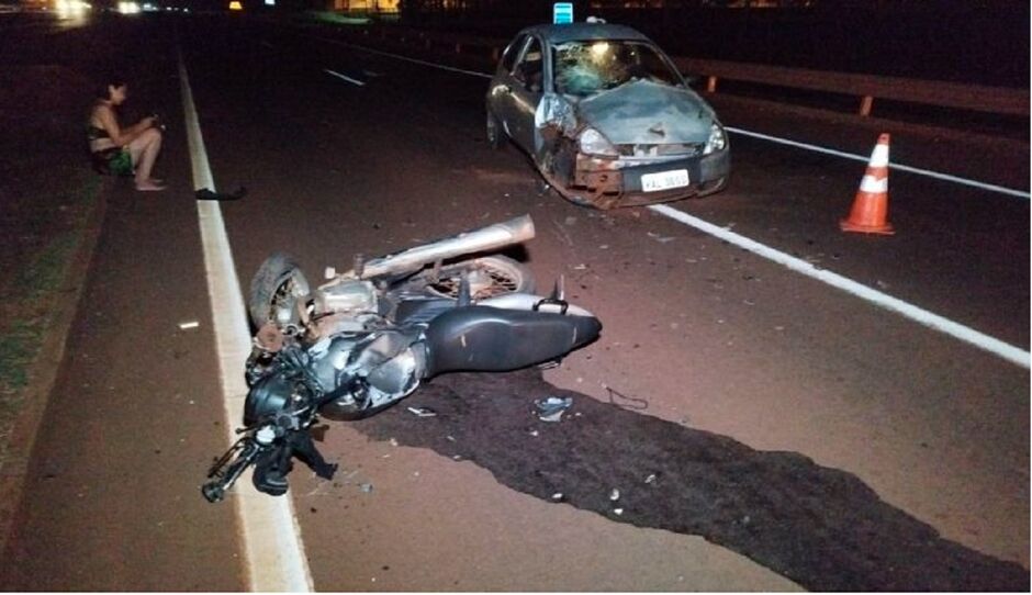 Batida deixou jovem em estado grave 