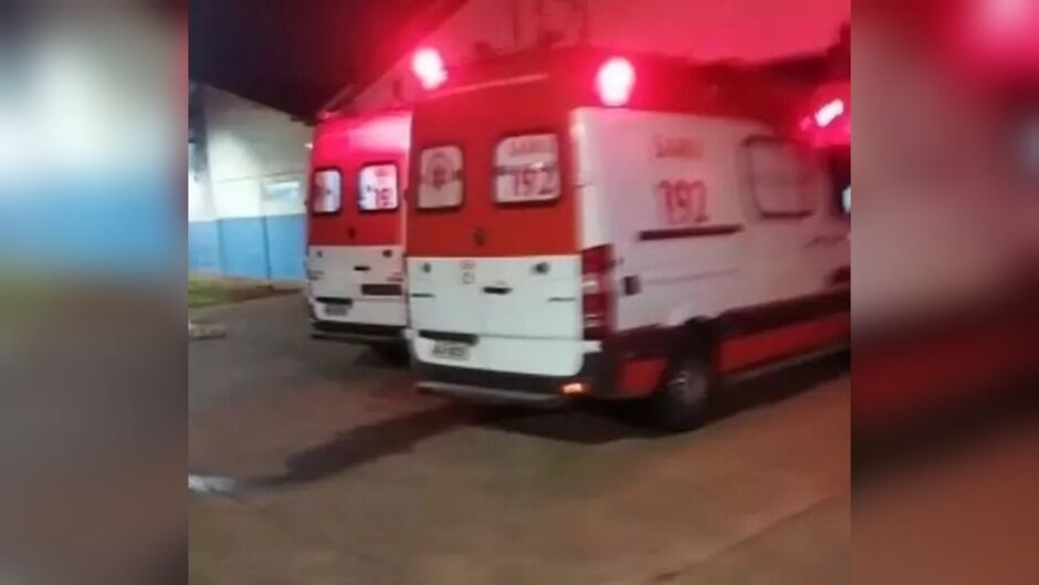 Parente de paciente registrou duas ambulâncias do Samu no posto de saúde