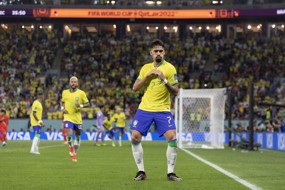 Paquetá fez dancinha e tudo mais nas oitavas