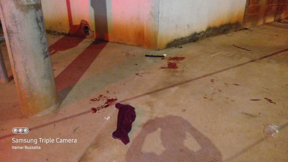 A moto ficou completamente destruída
