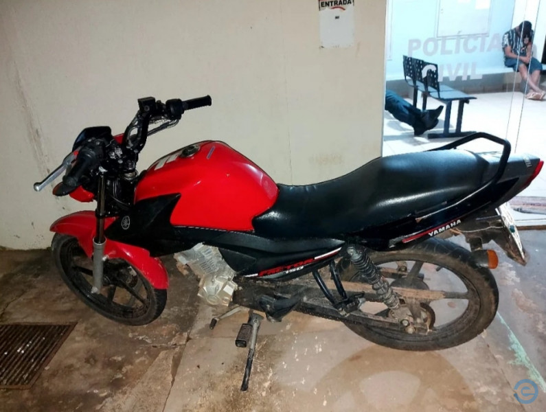 Moto foi recuperada em Coxim