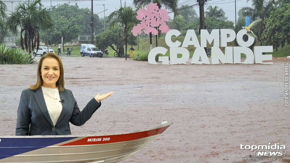 Prefeita não se manifestou pessoalmente sobre chuva 