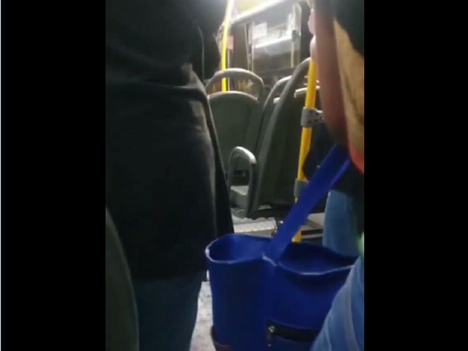 Passageiros se assustaram com briga 