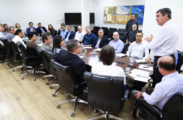 Riedel fez reunião com o alto escalão
