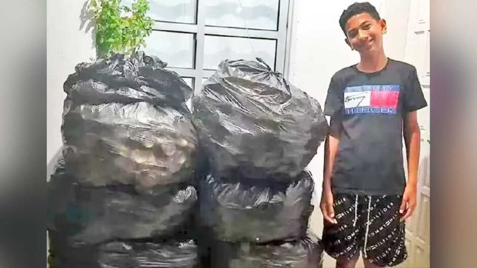 Luiz Eduardo quer realizar o próprio sonho e, de quebra, ajudar a outras crianças