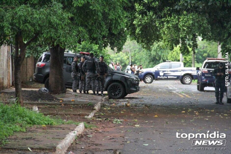 Moradores se assustaram com tiroteio 