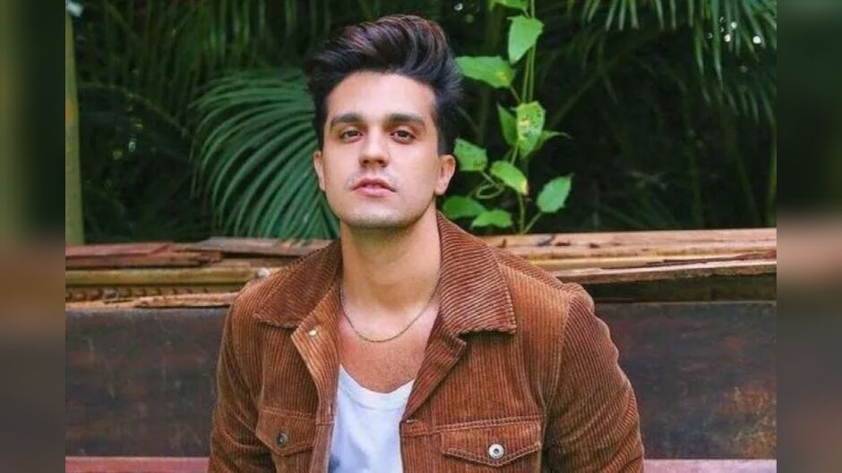 O cantor grava o projeto 'Luan City 2.0'