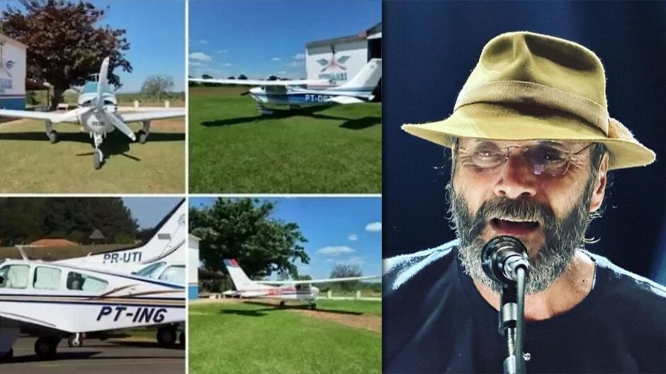Avião do cantor pode ser uma das apreendidas no país vizinho