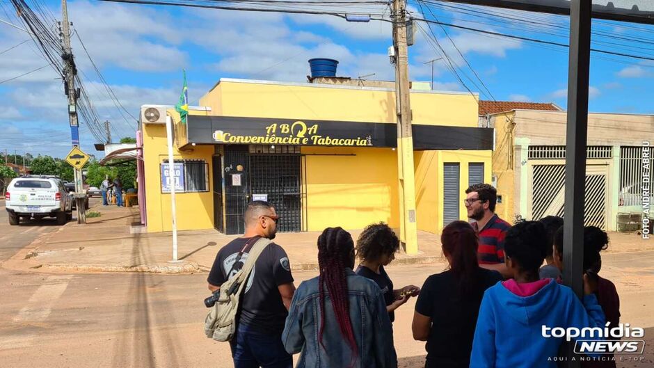 Perícia está no local