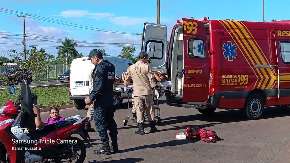 Vítimas foram encaminhadas para Santa Casa