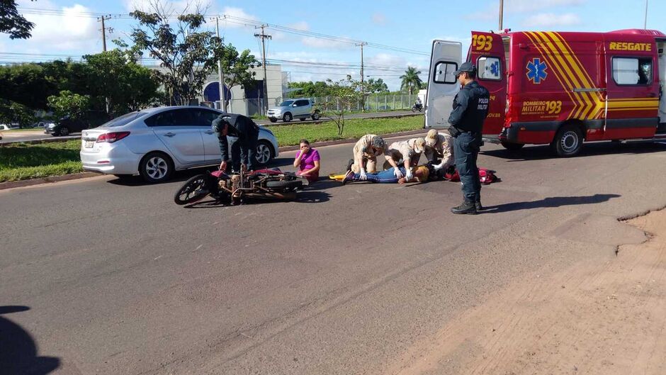 Vítimas foram encaminhadas para Santa Casa