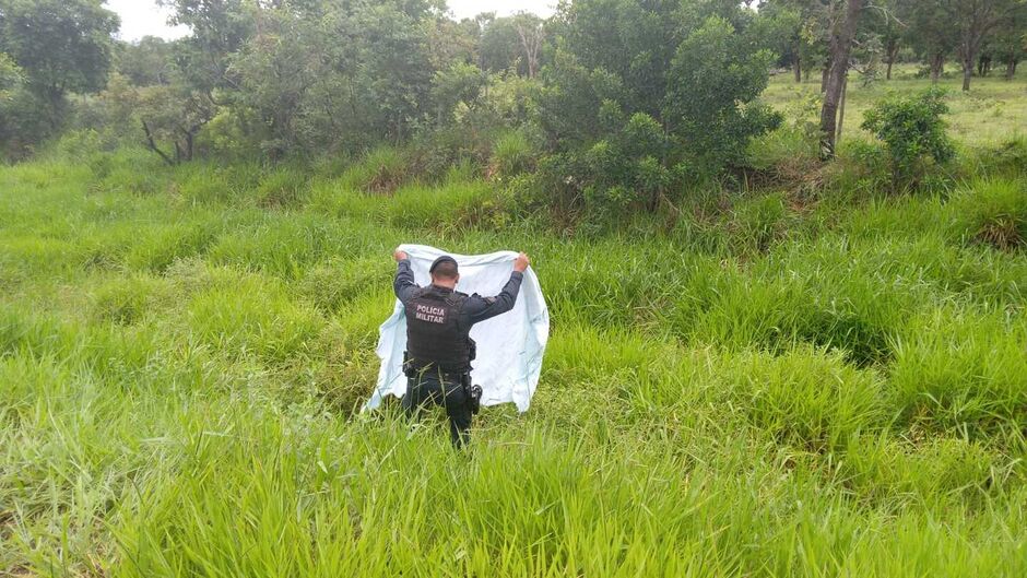 A vítima morreu na mata ao lado da BR-262