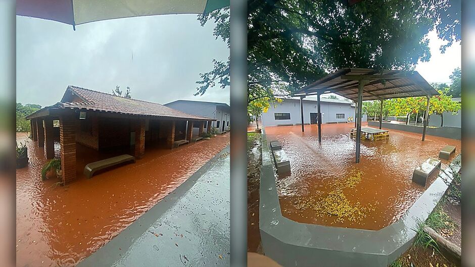 Cica alagado após a última chuva forte que deu em Campo Grande