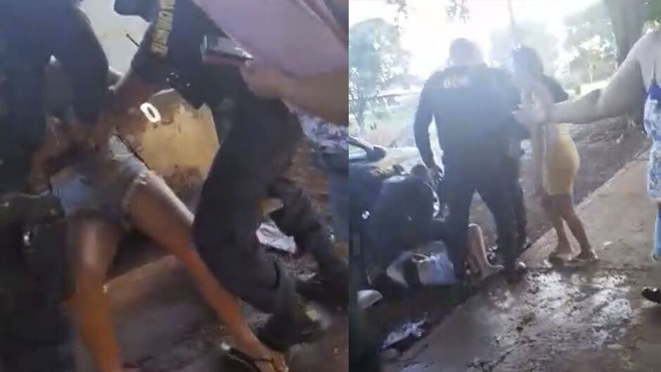 Família estava na praça quando agressão aconteceu