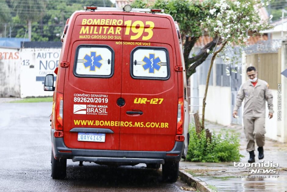 Bombeiros agiram rapidamente para salvar a vítima