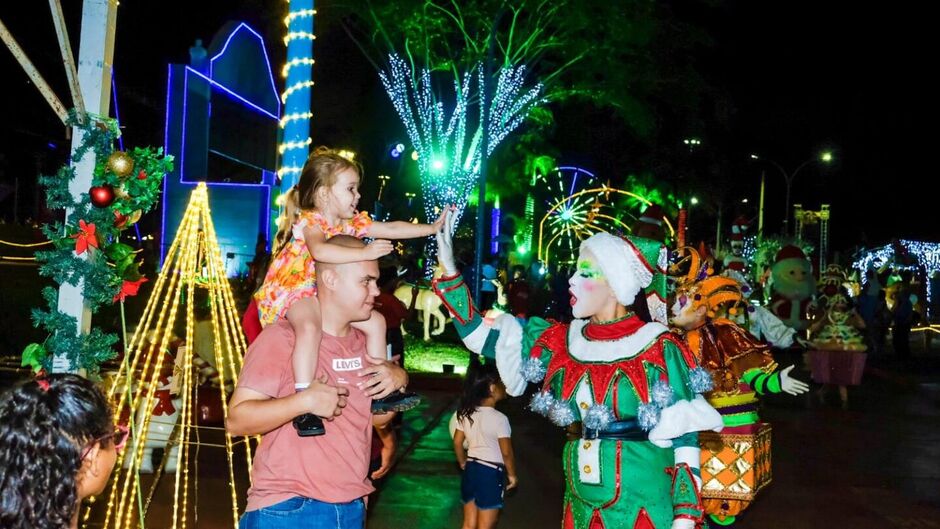Cidade do Natal continua apresentações