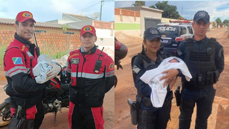 Homem achou bebê e acionou Bombeiros no Aero Rancho 