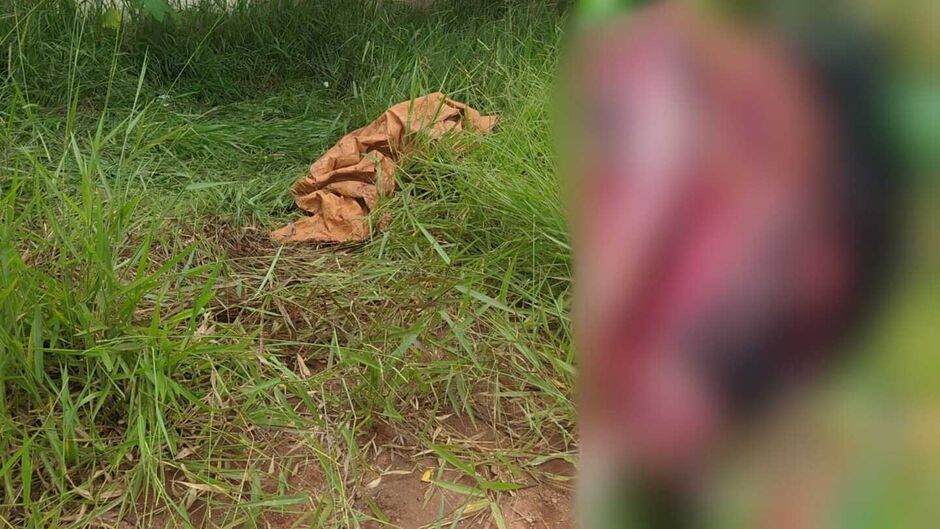 Corpo foi praticamente desovado no corredor do Nova Lima