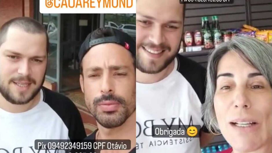 Atores pediram ajuda para menino continuar sorrindo