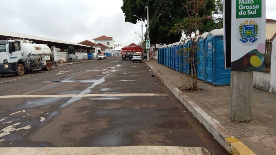 Região da Esplanada Ferroviária, onde acontece o Carnaval em Campo Grande