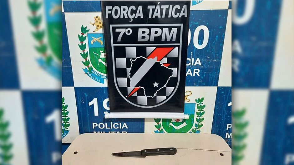 Faca utilizada no crime 