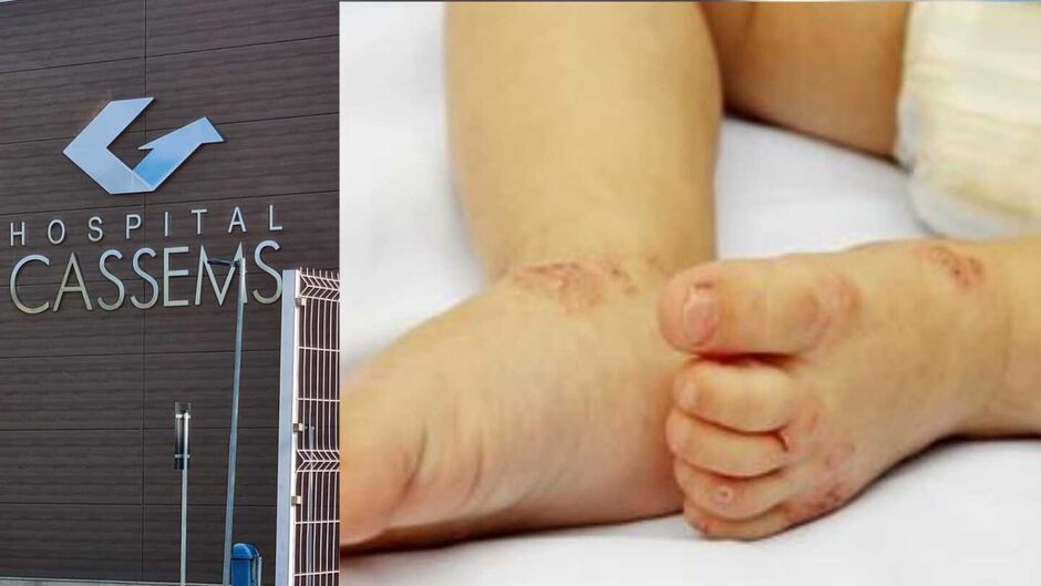 Criança foi internada na noite de ontem em hospital