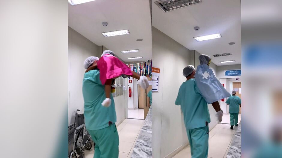 Momento deixa crianças mais confiantes antes da cirurgia