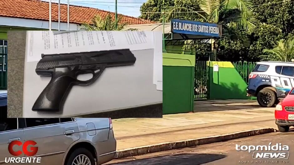 Armas falsas e facas foram encontradas com alunos 