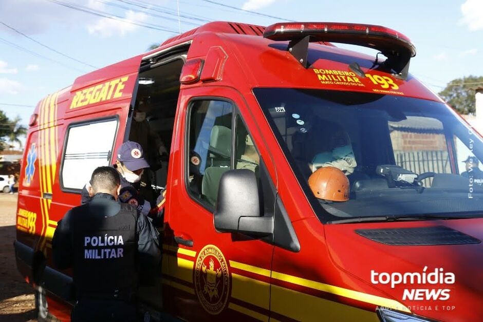 Vítima foi socorrido pelo Corpo de Bombeiros. Imagem Ilustrativa