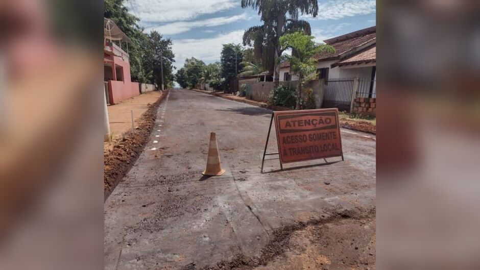 Página tirou onda com obra em Deodápolis