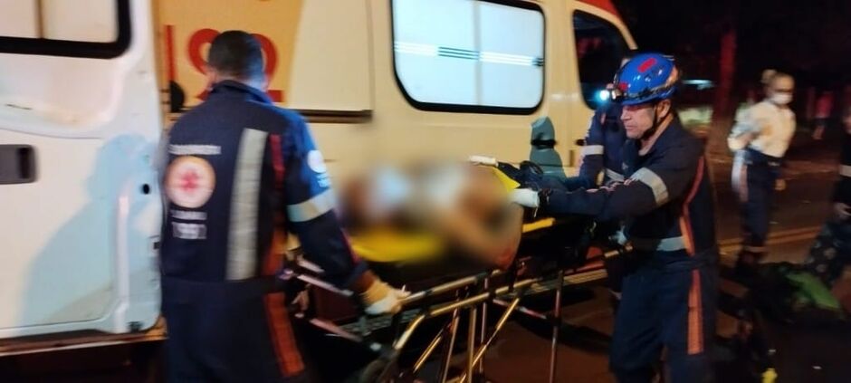 Vítima foi levada para o Hospital da Vida