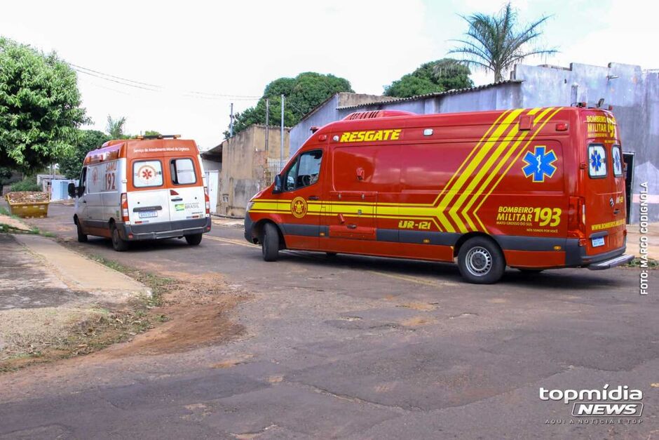 Os três foram socorridos pelo Corpo de Bombeiros e Samu