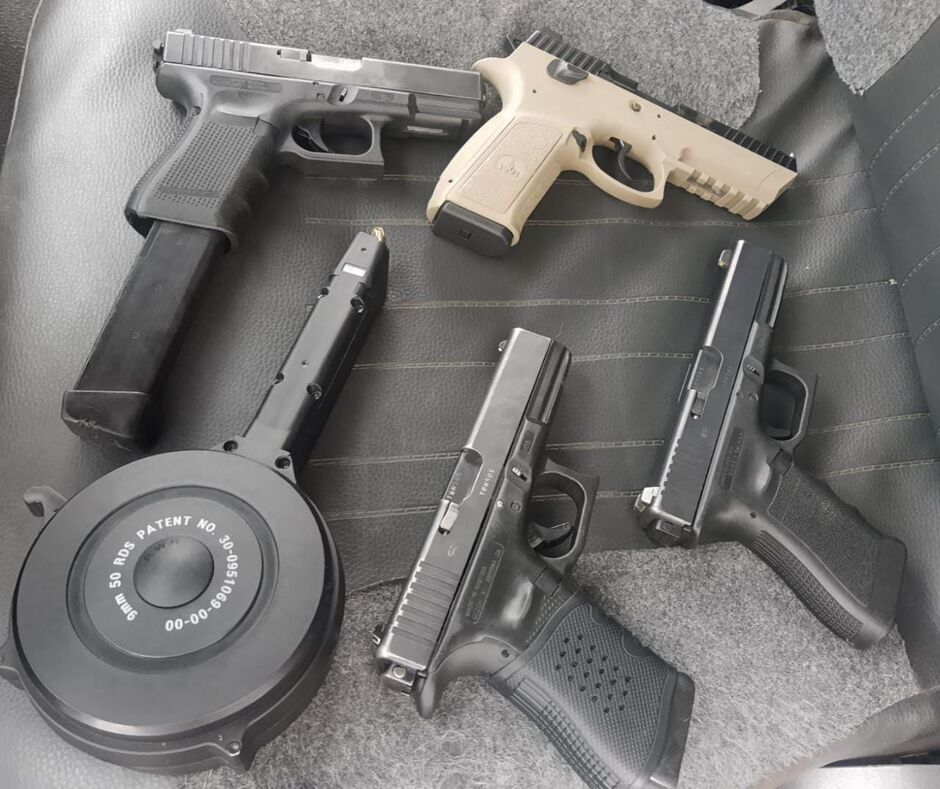 Armas apreendidas