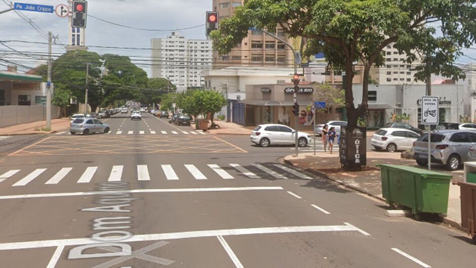 Rua onde a agressão aconteceu 