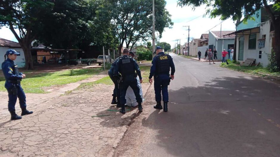 Os policiais encontraram mercadorias que estavam no carro