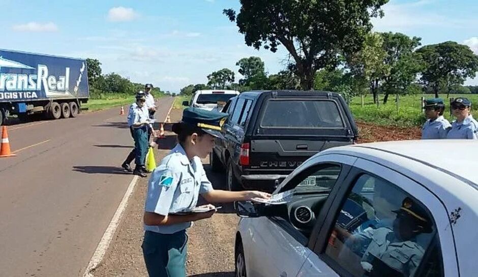 Ação ocorre na saída de CG para Rochedo 