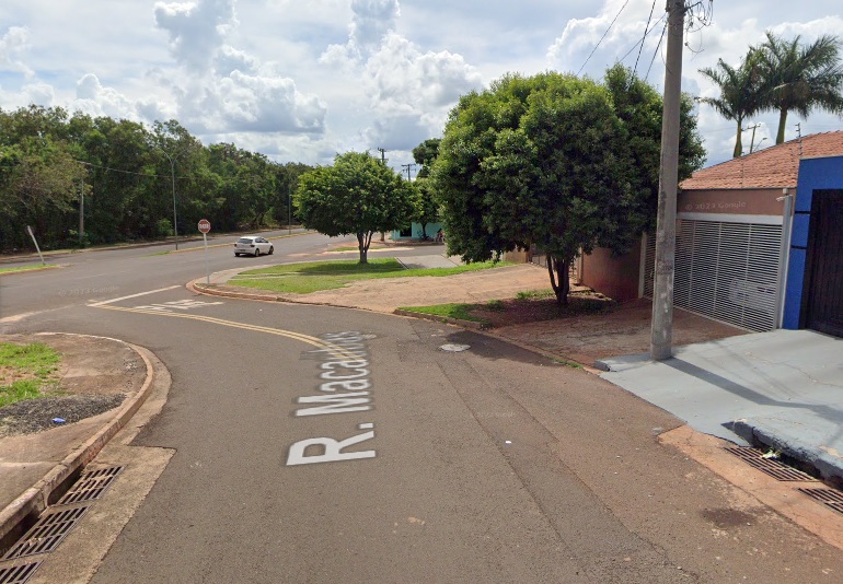 Rua onde o assalto aconteceu 