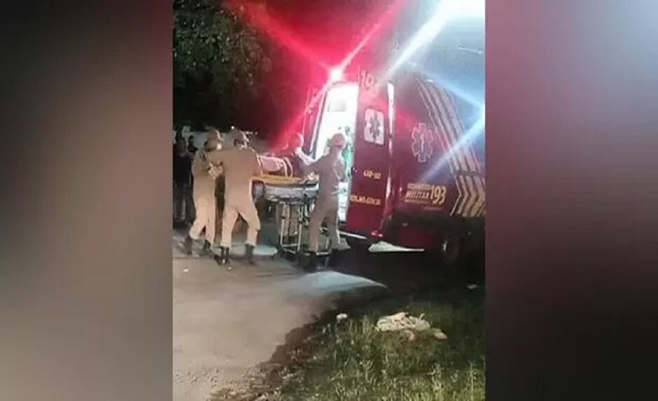 Ele foi levado para a Santa Casa