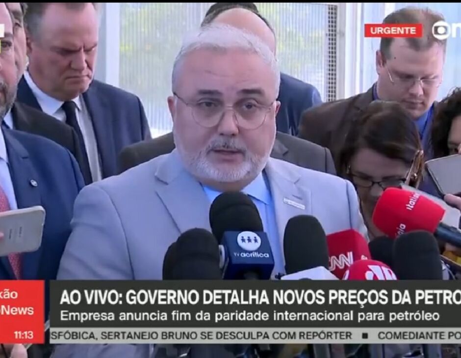 Presidente da Petrobras- Jean Paul Prates anunciou novos preços